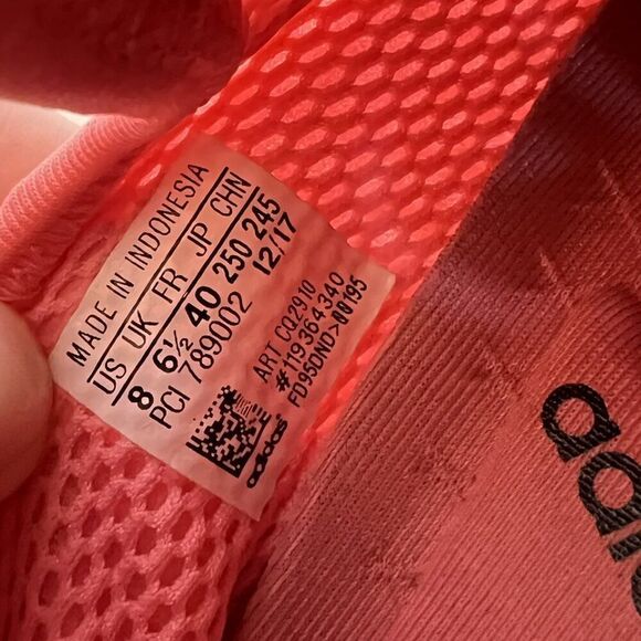 Adidas Deerupt Fishnet Sneakers in Pink - Picture 6 of 6